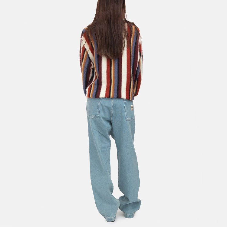 Stussy SS22 Vertical Striped Knit Crew
