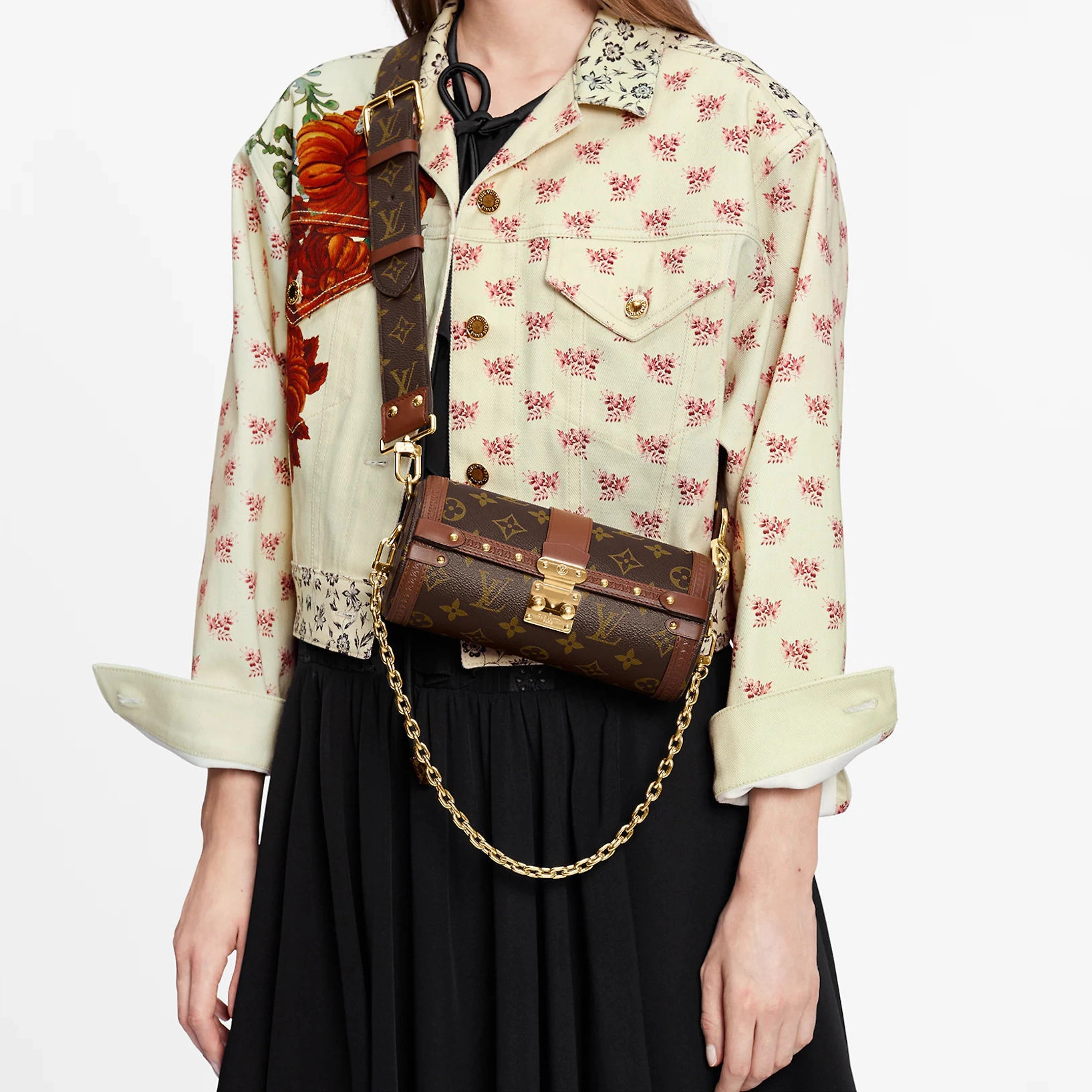 LOUIS VUITTON Papillon Trunk S-lock