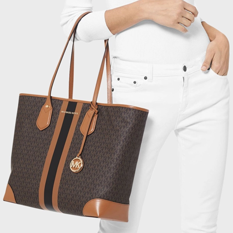 MICHAEL KORS Eva LOGO Tote