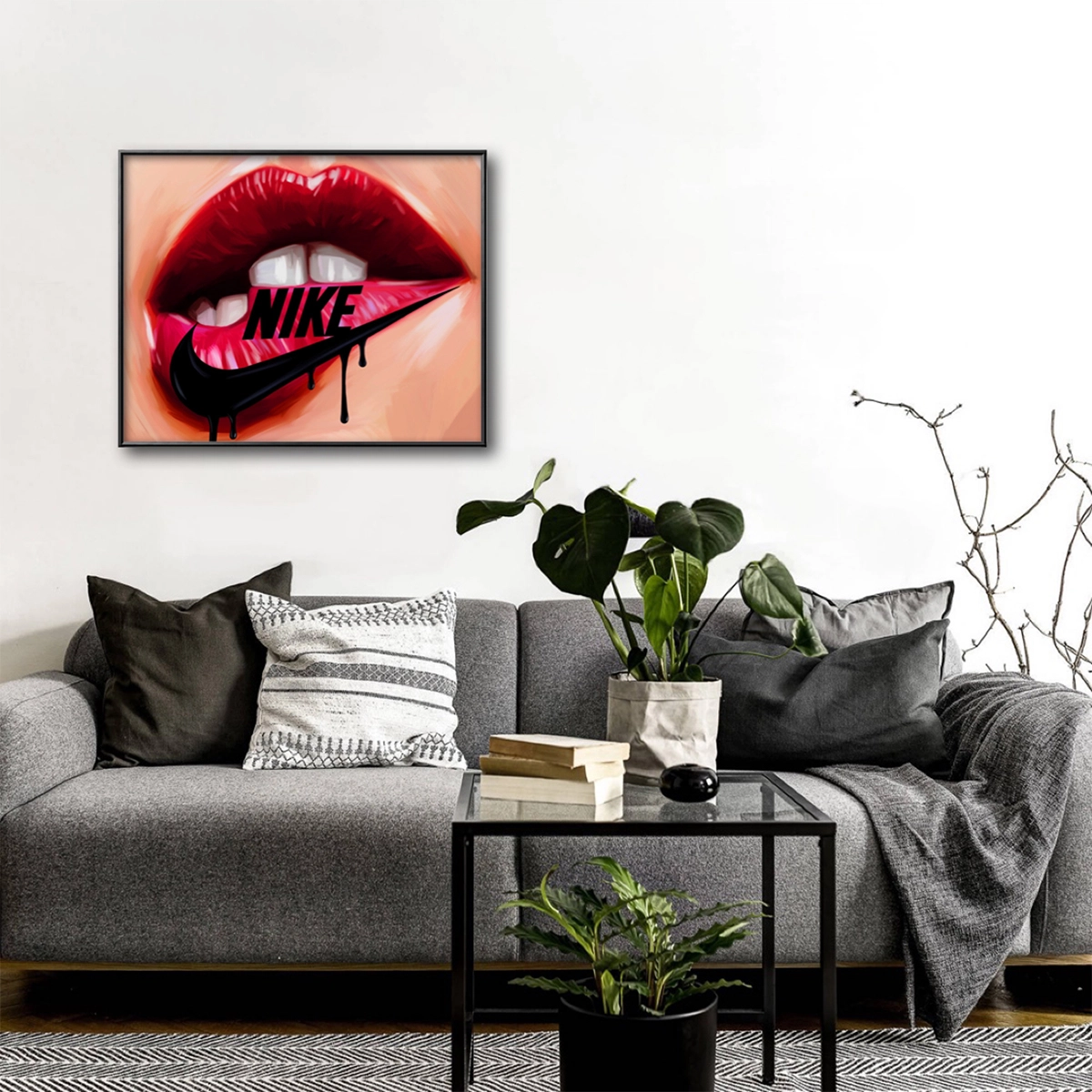 JELLY MUSCLEThe Red Lip Rebel 40*50cm