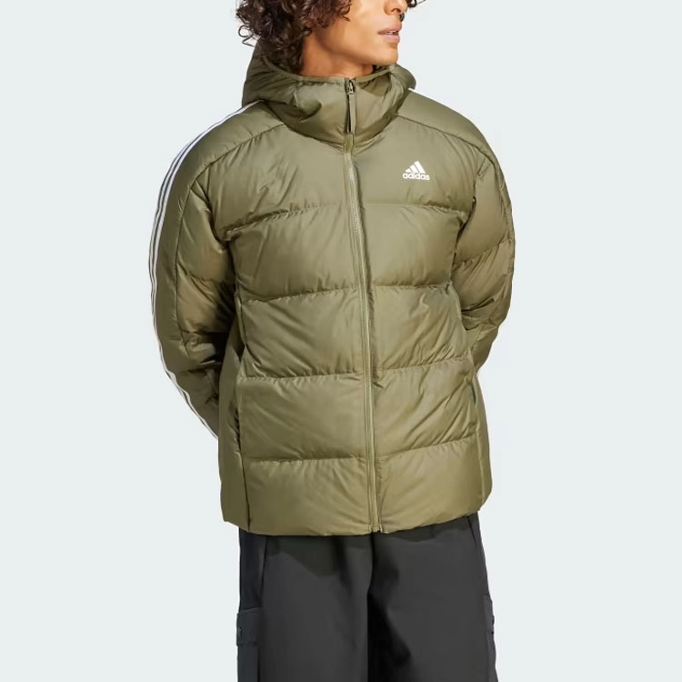 adidas Essentials Midweight Down Hooded Jacket