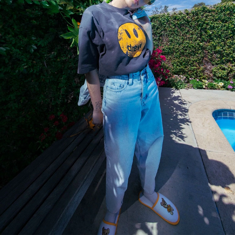 Drew House Tapered Baggy Jean Painted Indigo