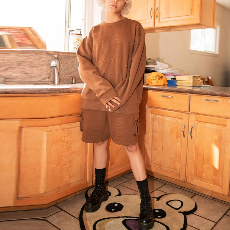 Drew House SS22 Cargo Sweatshort Brown
