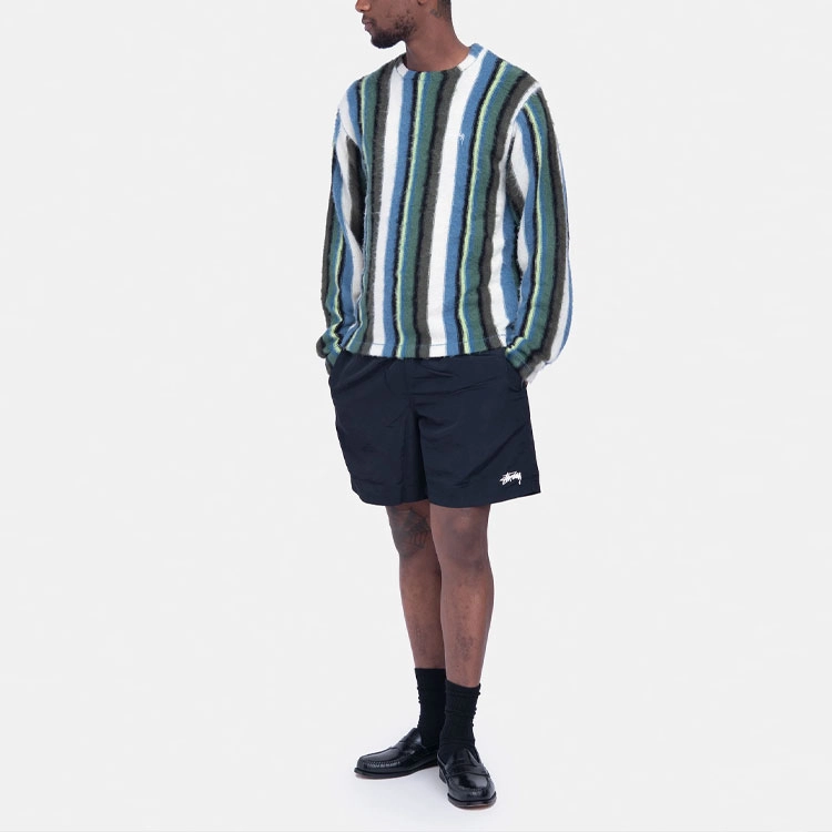 Stussy SS22 Vertical Striped Knit Crew