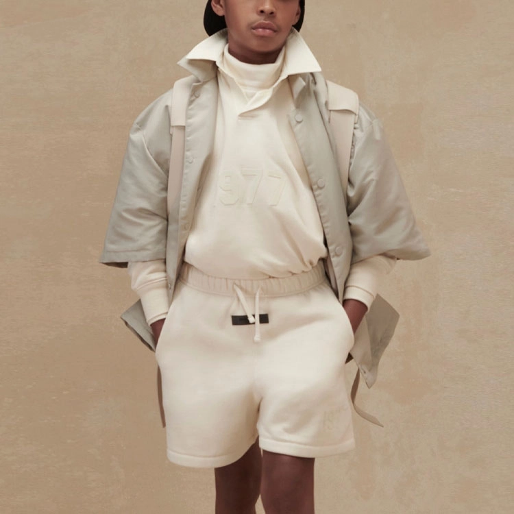 Fear of God Essentials FW22 Kids Essentials Sweatshort Smoke