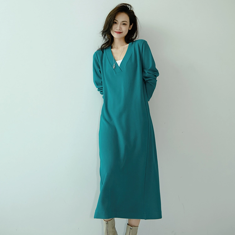 美洋 雅痞帅气轻薄长袖连衣裙 女款