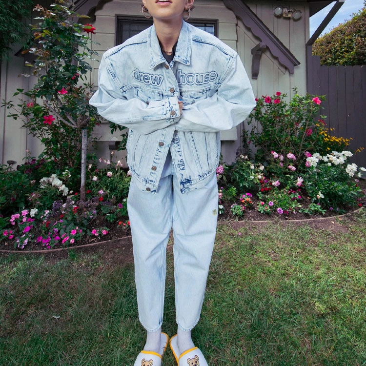 Drew House Tapered Baggy Jean Painted Indigo