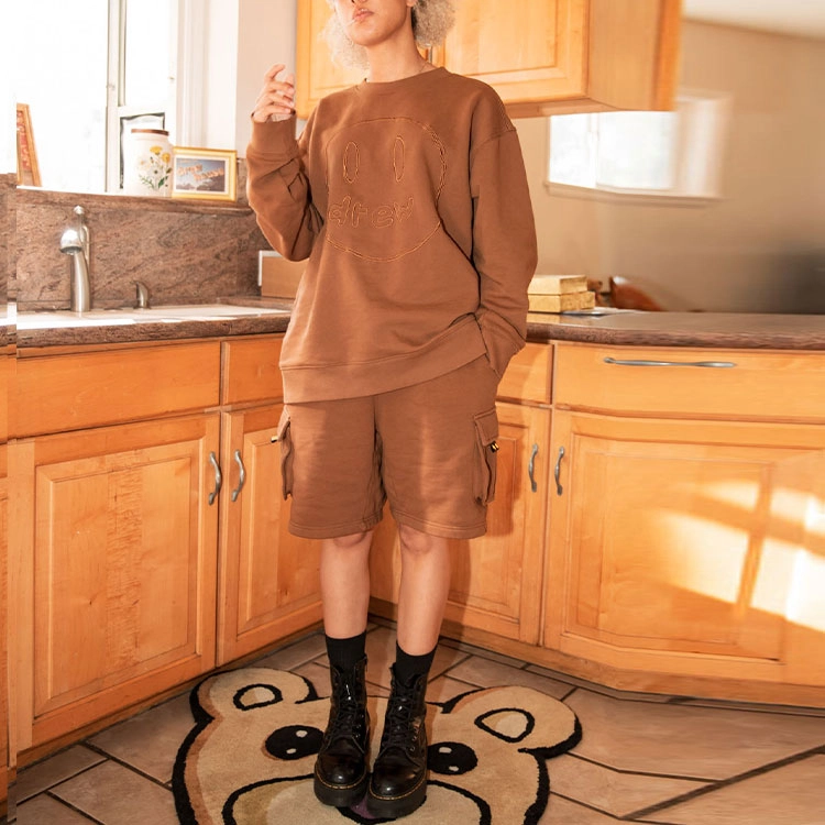 Drew House SS22 Cargo Sweatshort Brown