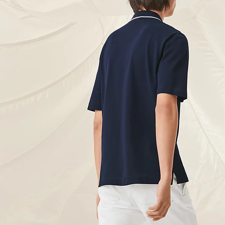 HERMES SS22 Piqures Sellier Polo