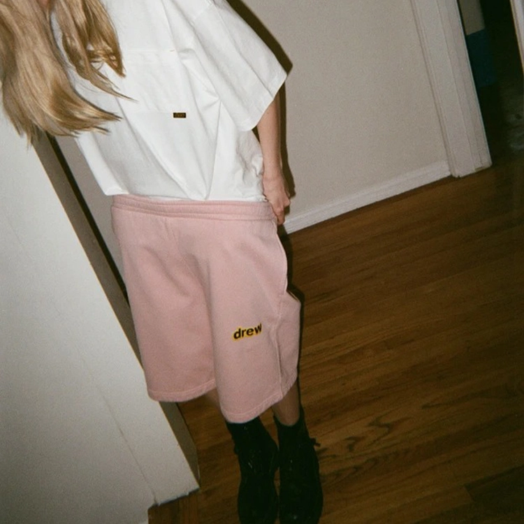 Drew House Secret Sweatshort Dusty Rose logo