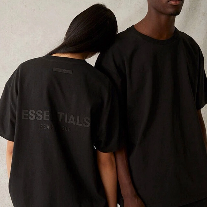 Fear of God Essentials SS21 Short Sleeve Tee Stretch Limo Black LogoT