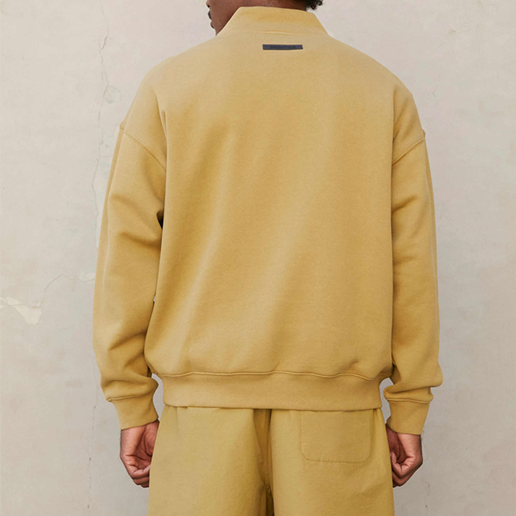 Fear of God Essentials FW21 Pullover Mockneck Amber Logo