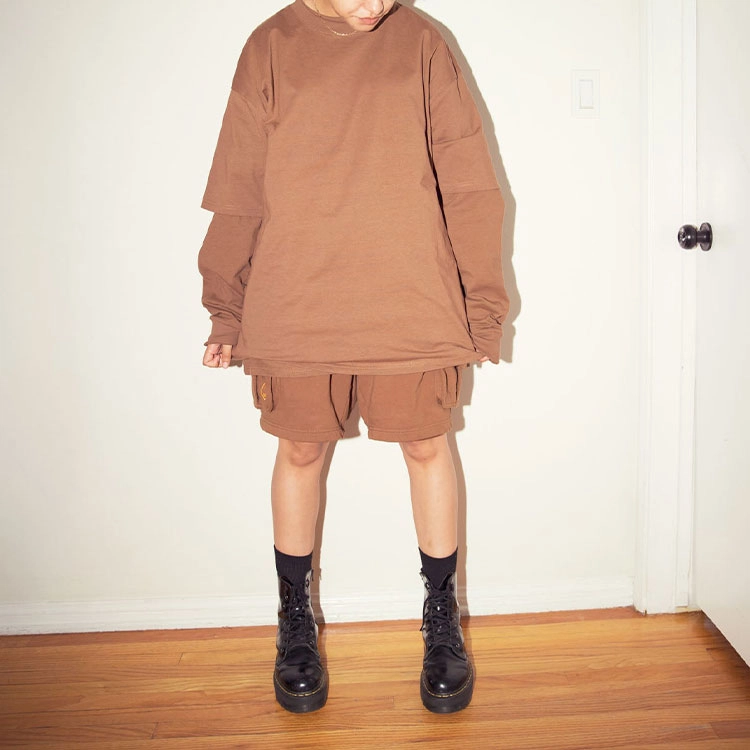 Drew House SS22 Cargo Sweatshort Brown