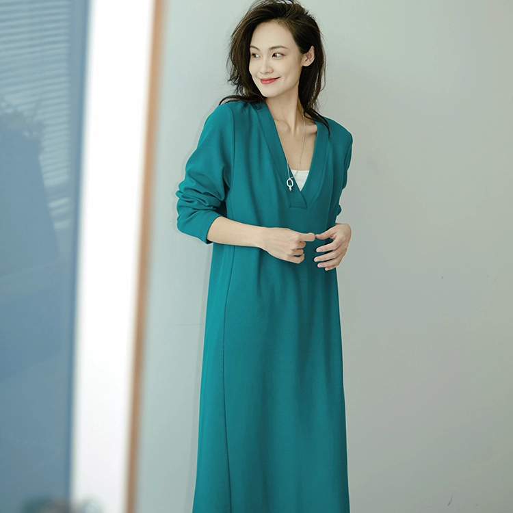 美洋 雅痞帅气轻薄长袖连衣裙 女款