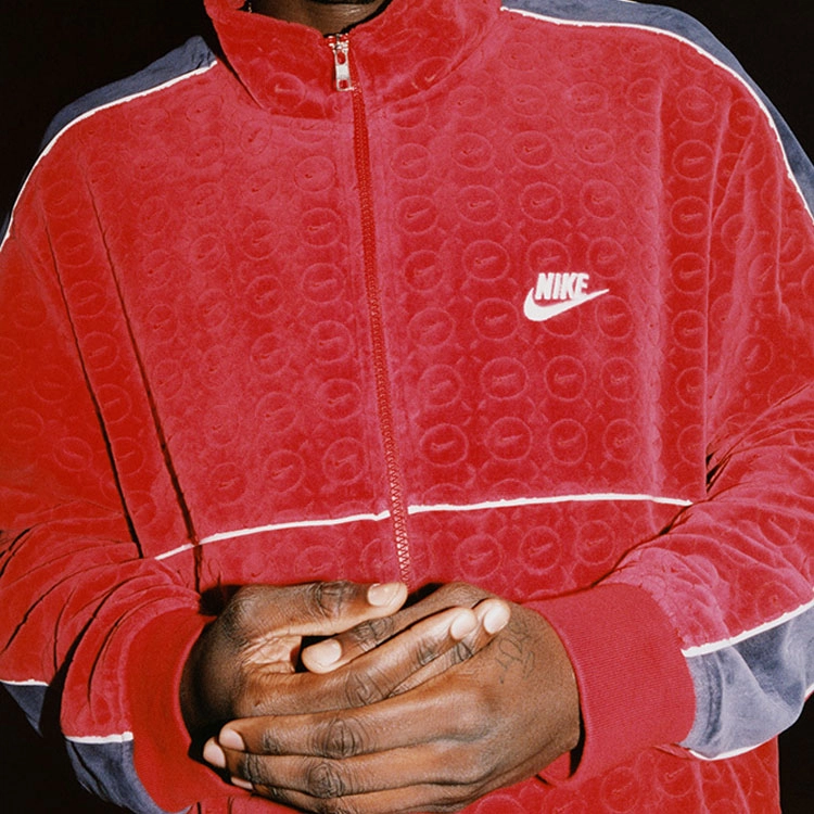 Supreme Week 3 x Nike Velour Track Jacket Logo