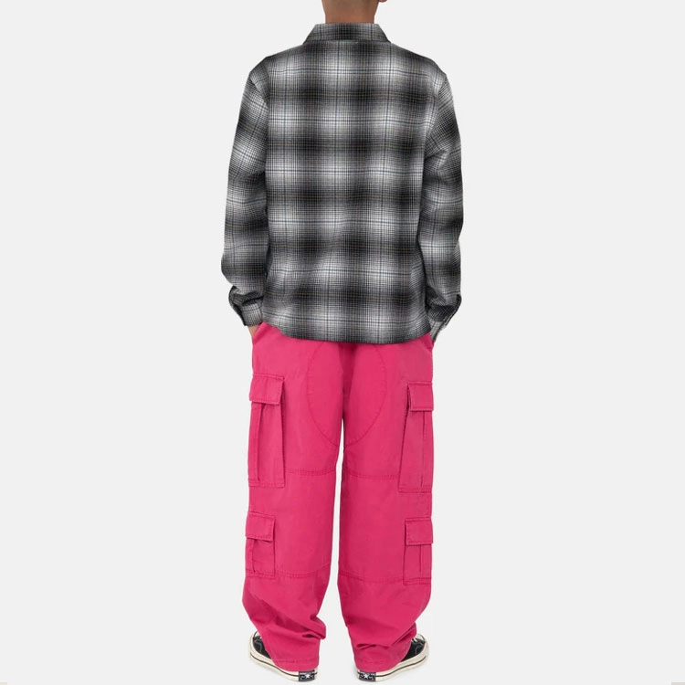 Stussy Paul Shadow Plaid Zip Shirt