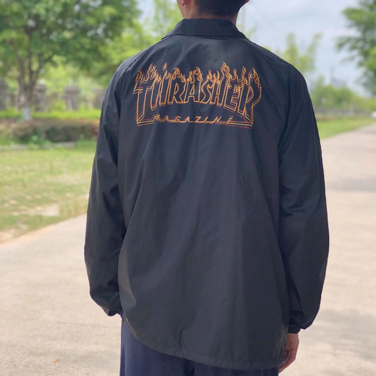 Thrasher Skategoat Flame Jacket