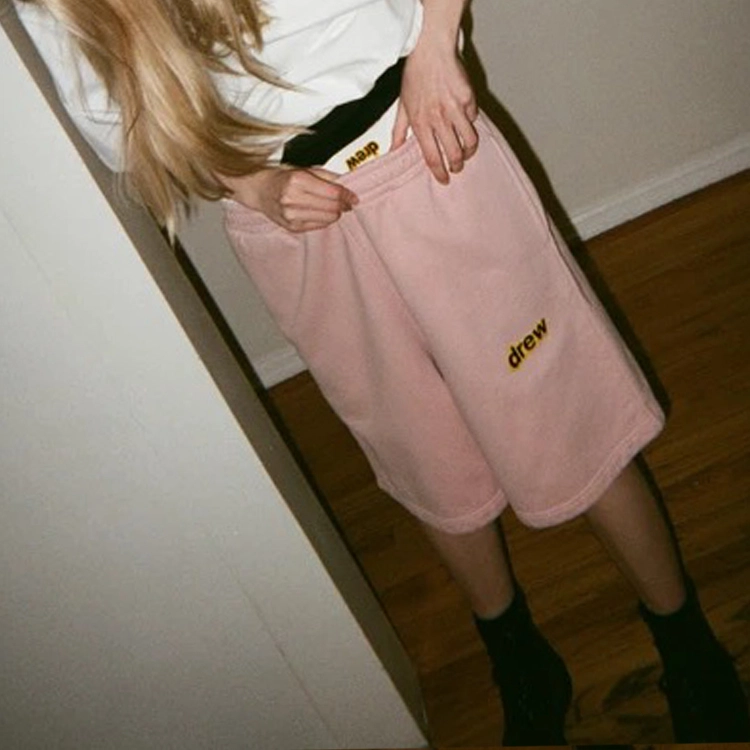 Drew House Secret Sweatshort Dusty Rose logo