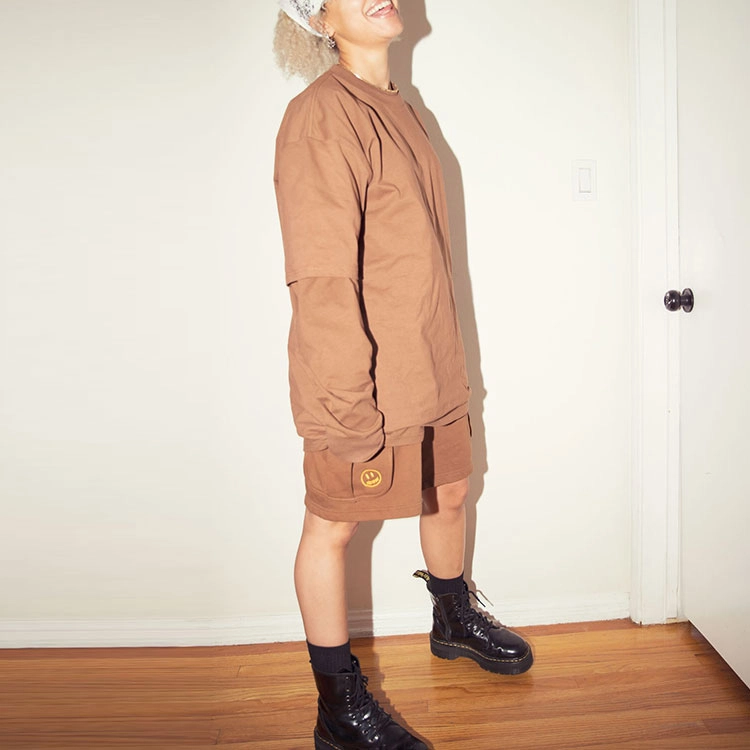 Drew House SS22 Cargo Sweatshort Brown