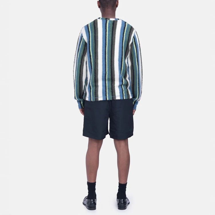 Stussy SS22 Vertical Striped Knit Crew