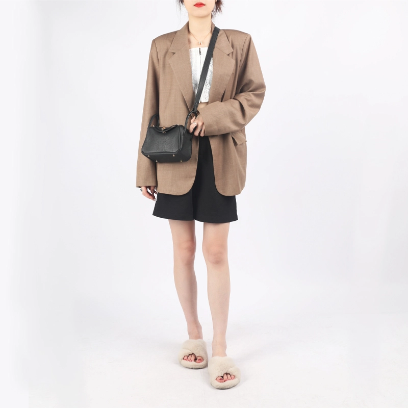 HERMES Lindy Mini 19 Taurillon Clemence Noir