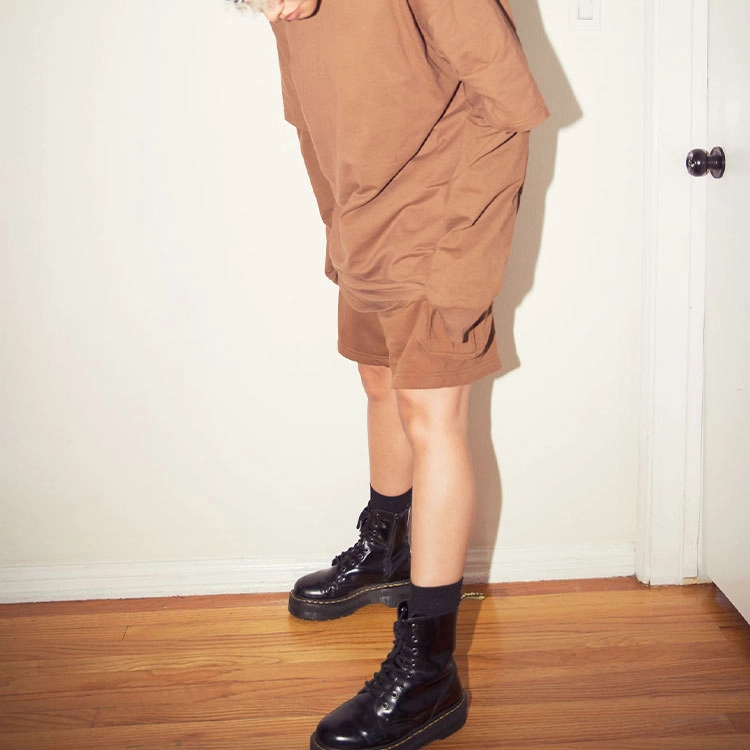 Drew House SS22 Cargo Sweatshort Brown