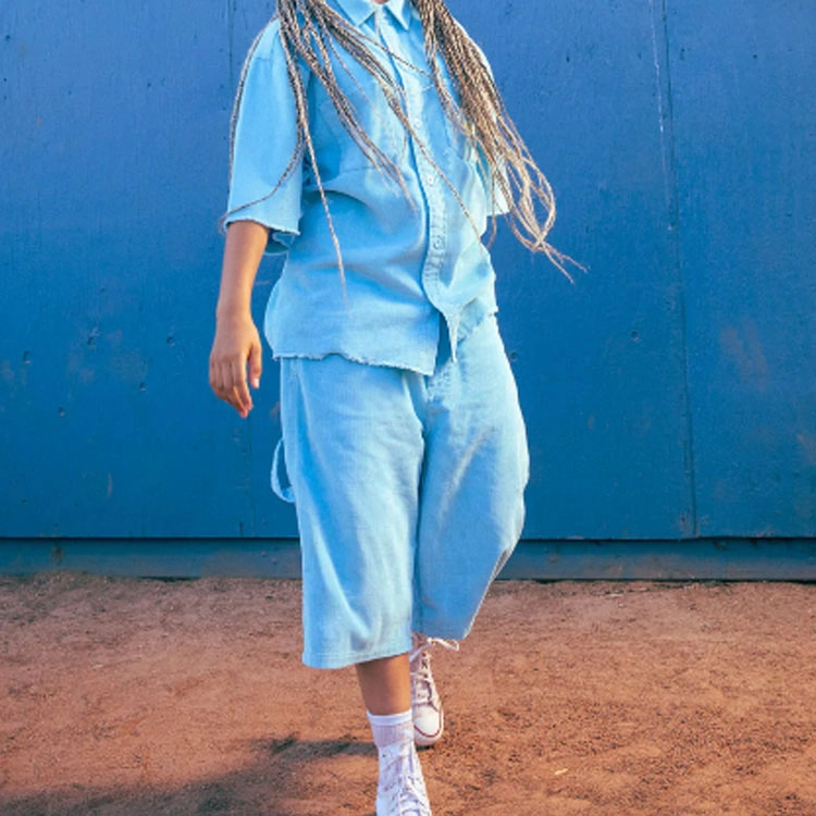 Drew House Corduroy Carpenter Short Pacific Blue SS22