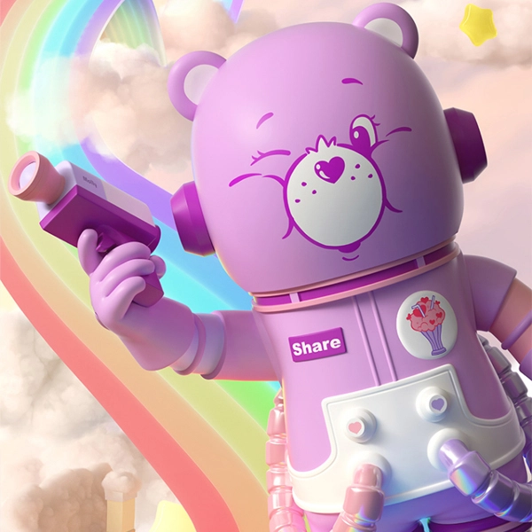 POP MART x Care Bears MEGA SPACE MOLLY 400100 29.5cm7.6cm
