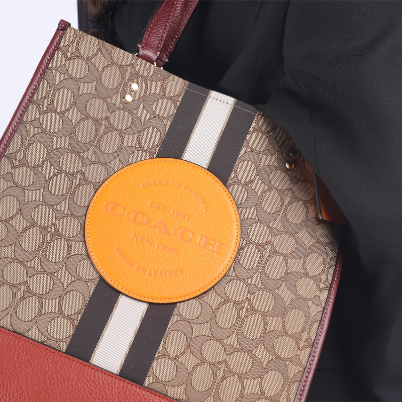 COACH Dempsey 30 Logo Tote