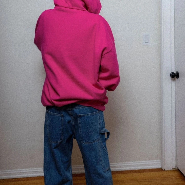 Drew House Mascot Hoodie Magenta Logo