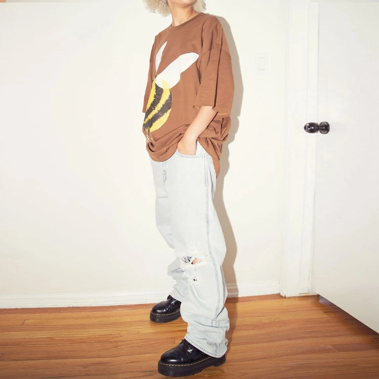 Drew House SS22 Bizzy Ss Tee Brown T