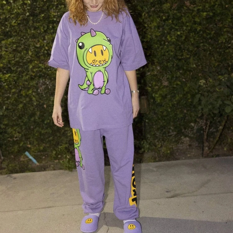 Drew House Secret Dinodrew Ss Tee Lavender T