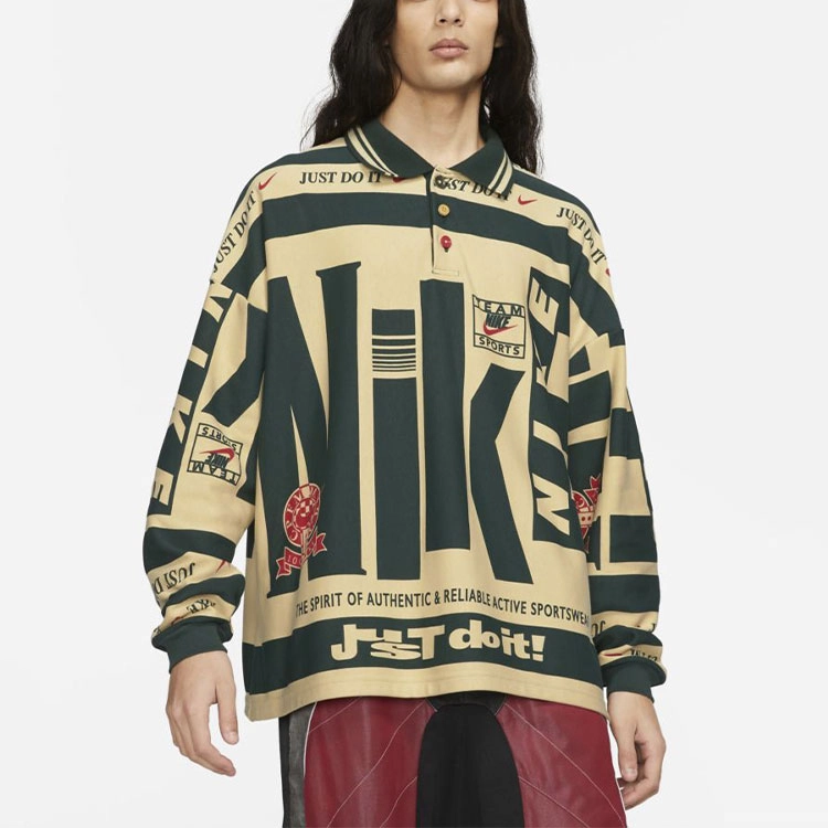 Nike x Cactus Plant Flea Market Flea Long-Sleeved Polo LogoPolo