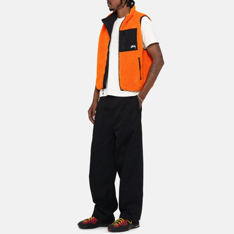 Stussy FW23 SHERPA REVERSIBLE VEST