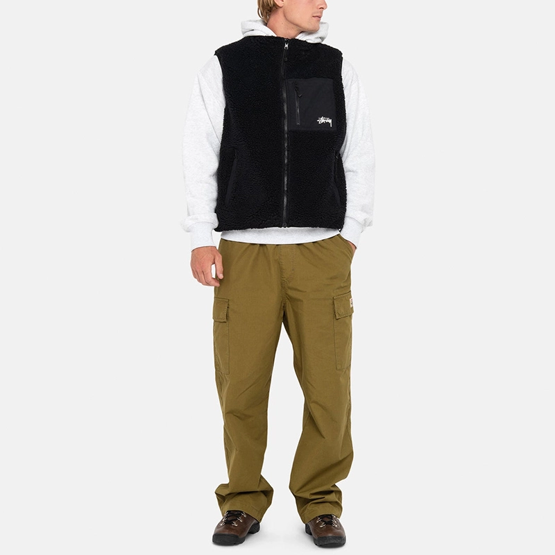 Stussy FW23 SHERPA REVERSIBLE VEST