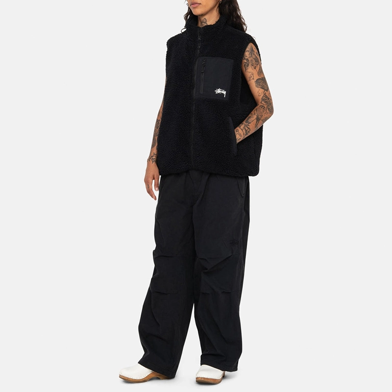 Stussy FW23 SHERPA REVERSIBLE VEST