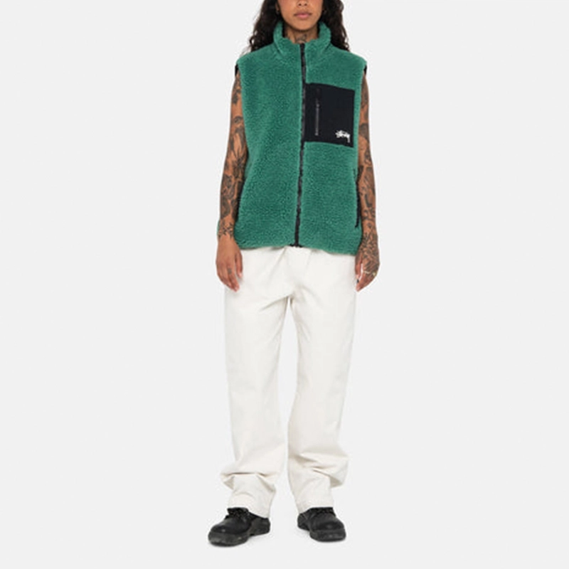 Stussy FW23 SHERPA REVERSIBLE VEST