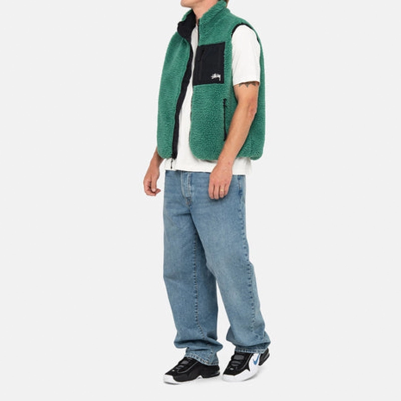 Stussy FW23 SHERPA REVERSIBLE VEST
