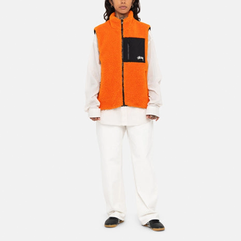 Stussy FW23 SHERPA REVERSIBLE VEST