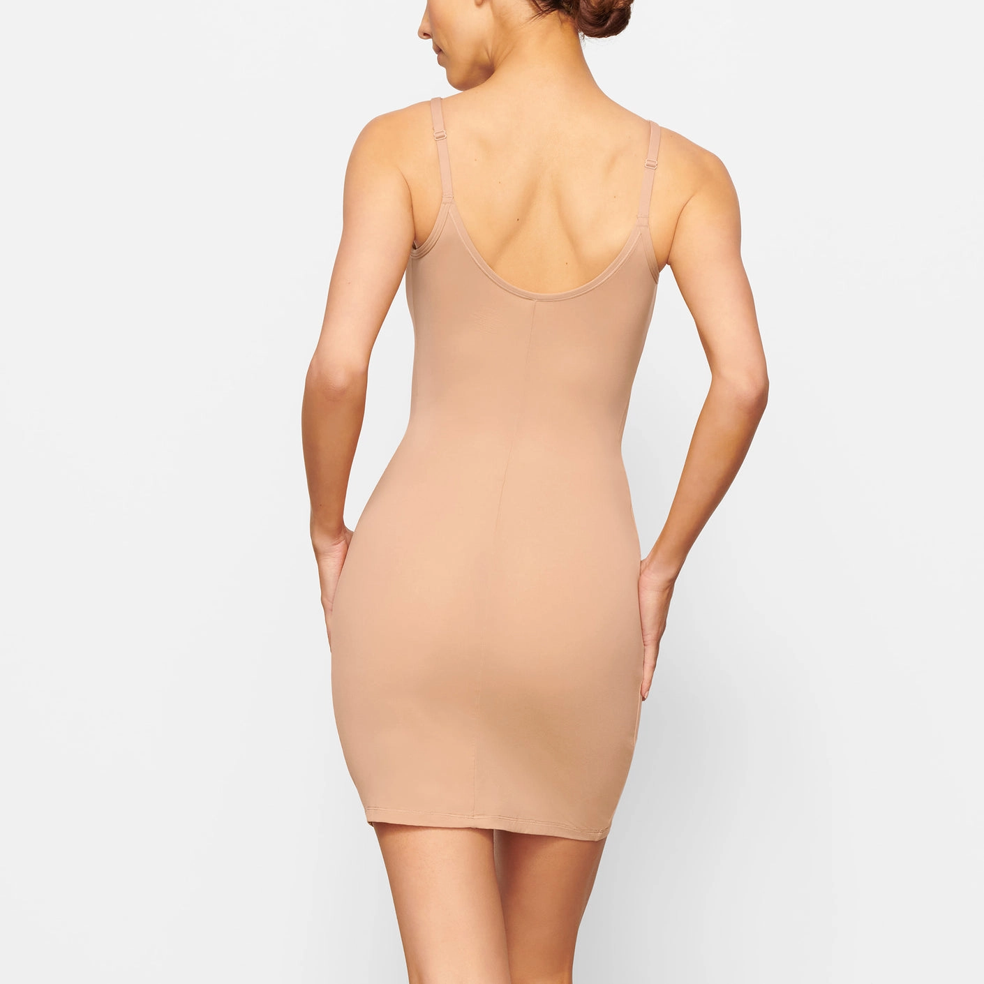 SKIMS FITS EVERYBODY SLIP DRESS OCHRE