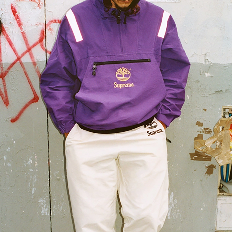 Supreme Week 12 x Timberland Reflective Taping Anorak Logo