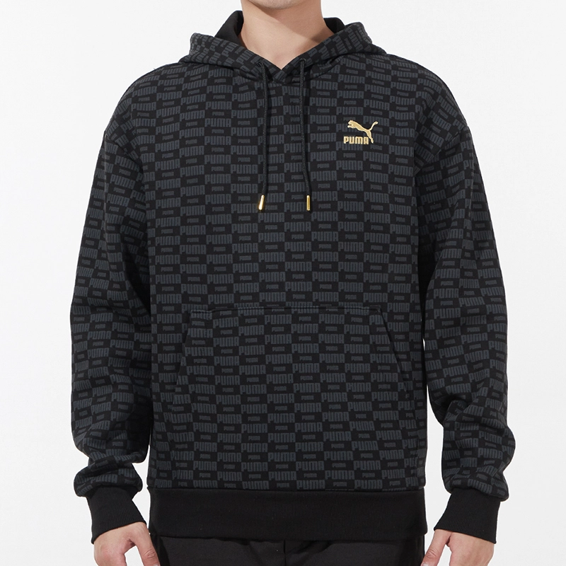 Puma Luxe Aop Hoodie Logo