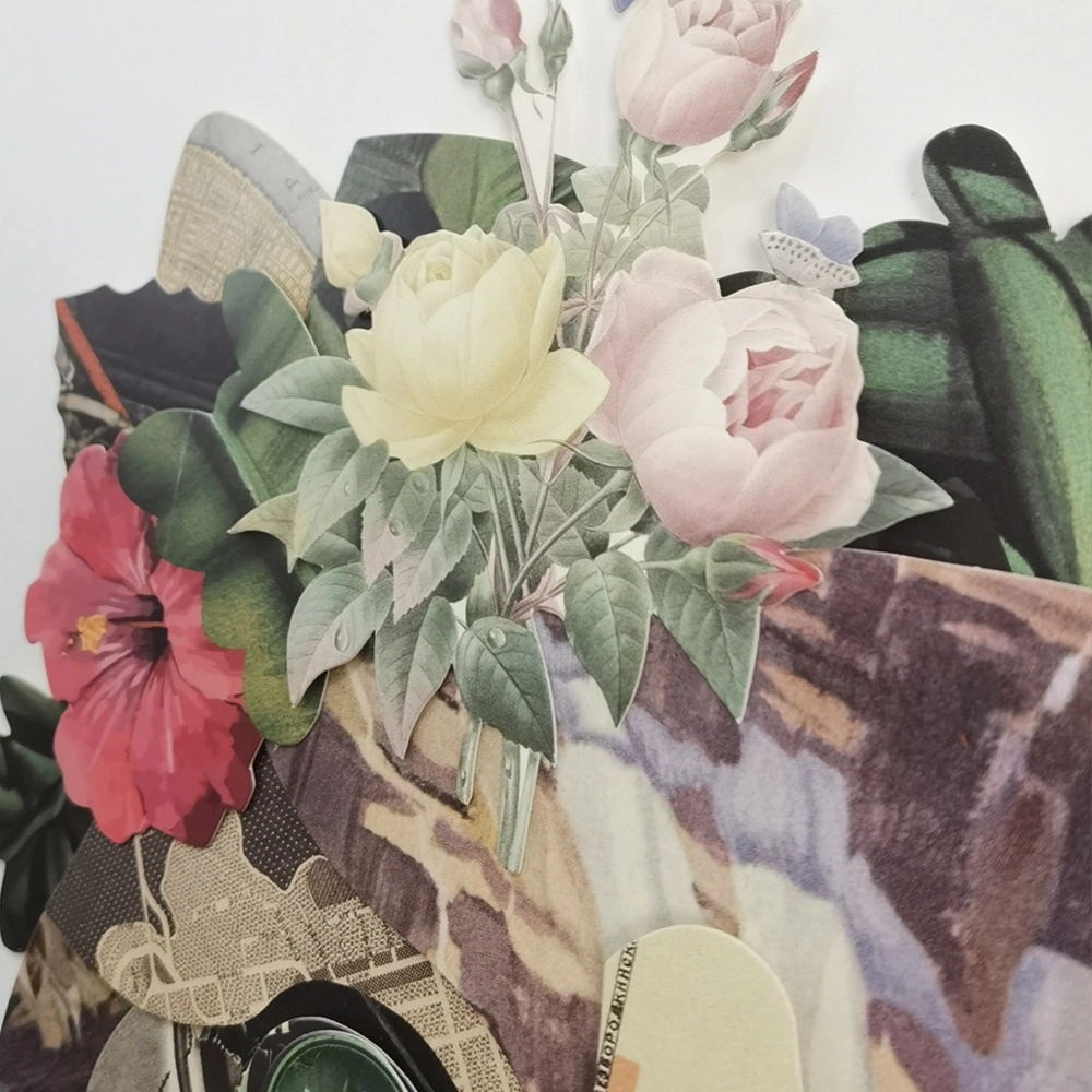 FLOWER CAT 60*60cm