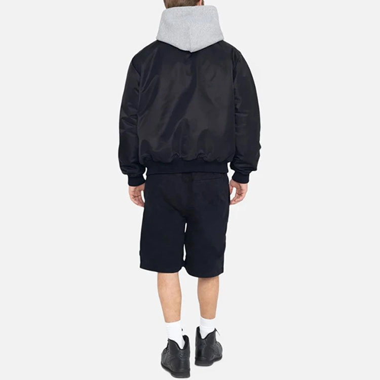 Stussy SS23 LA CHAPTER SATIN VARSITY JACKET