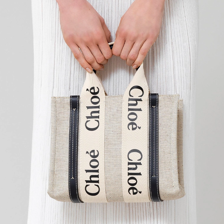 Chloe Woody Logo Tote