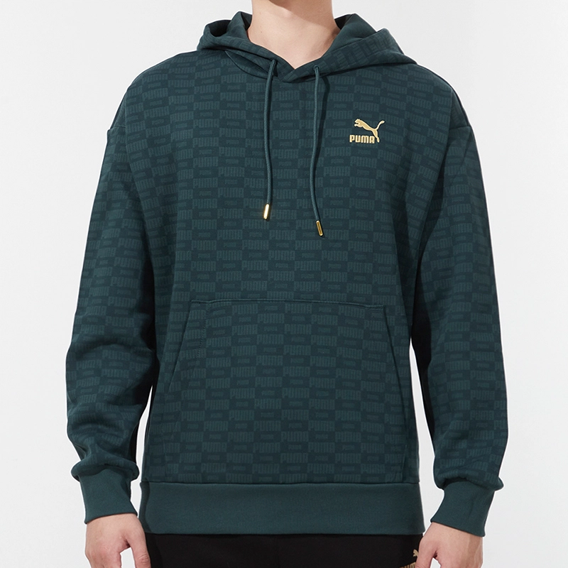 Puma Luxe Aop Hoodie Logo