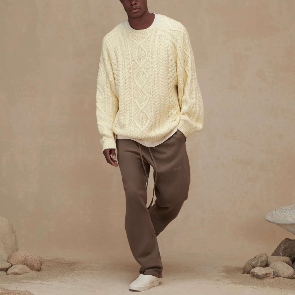 Fear of God Essentials FW22 Relaxed Sweatpant Wood