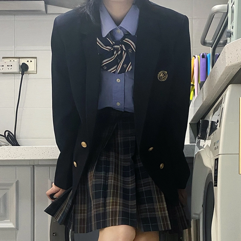 东鲸岁时记 带徽章双排扣西装 女款