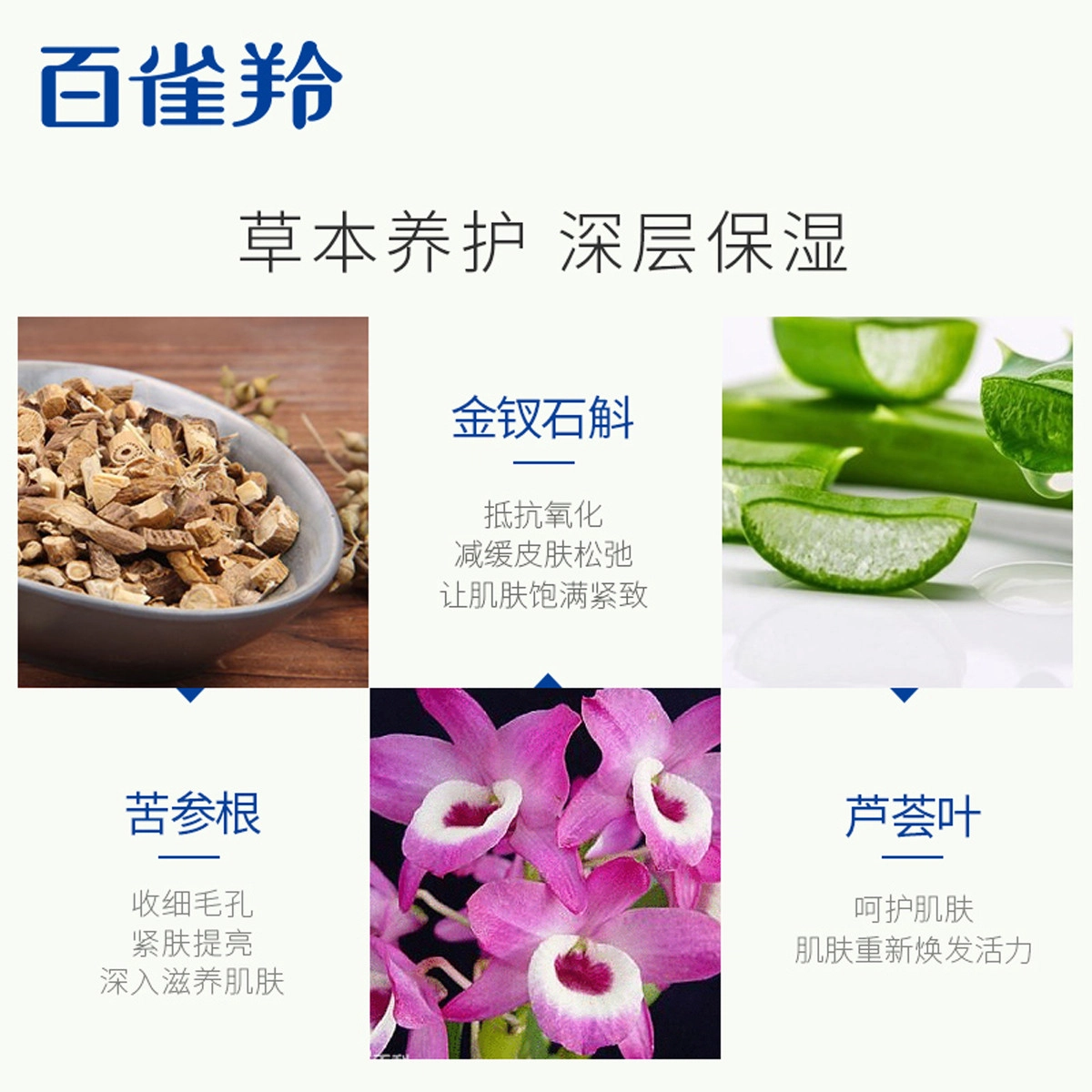 百雀羚 水能补水保湿系列男士护肤套装  氨基酸洁面深层清洁去黑头补水保湿舒缓肌肤  洗面奶+能量水+精华乳液