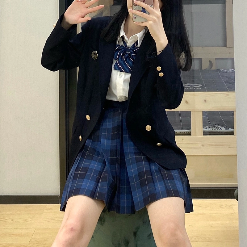 东鲸岁时记 带徽章双排扣西装 女款